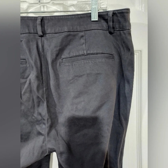 LOFT Oulet Dark Gray Skinny Ankle Pants in Size 12 - Picture 7 of 11